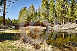 Foot Bridge over Spring Creek