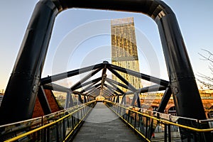 Footbridge Manchester UK