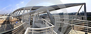 Footbridge in the new High-Tech Park in Beer Sheva