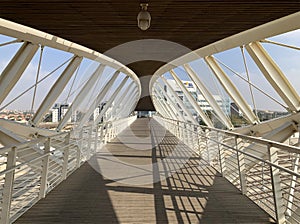 Footbridge in the new High-Tech Park in Beer Sheva