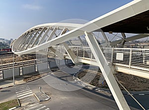 Footbridge in the new High-Tech Park in Beer Sheva