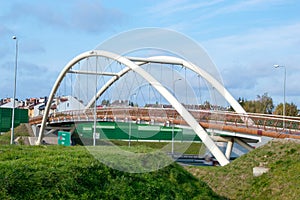 Footbridge over highway of Tricity known as Tricity Beltway.