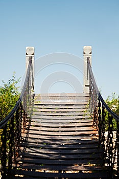 Footbridge to nowhere