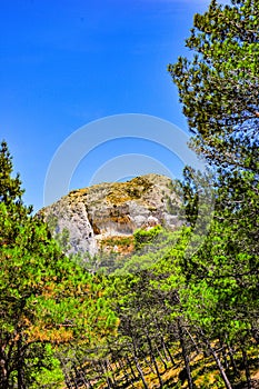 Foothills of, Les Alpilles mountains