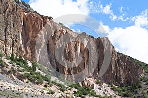 Foothills of the Pamirs in Tajikistan photo