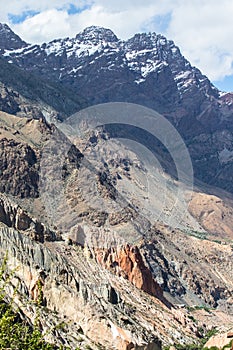 Foothills of the Pamirs in Tajikistan