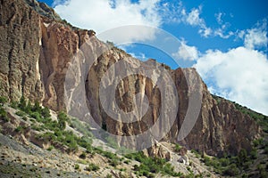 Foothills of the Pamirs in Tajikistan