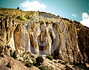 Foothills of the Pamirs in Tajikistan photo