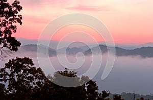 Foothills Parkway Dawn, Great Smokey Mountains National Park, TN