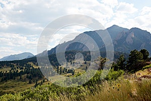 NCAR trails on a warm, Summer day