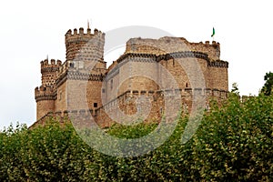 New Castle of Manzanares el Real in Spain photo