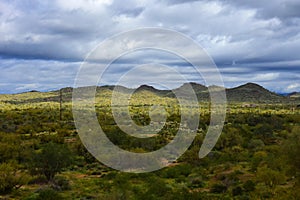 Foothills of Superstition Mountains Arizona