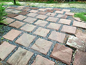 Foothpath in public park