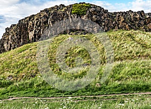 Footpath Beneath Salisbury Crags, Holyrood Park, Edinburgh