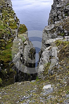 Footpath down to the sea