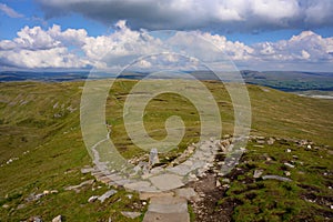 Footpath on Ingleborough