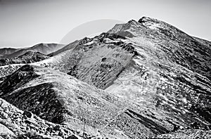 Footpath leading up the peak Dumbier, Slovakia