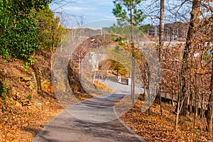 Footpath in Piedmont Park, Atlanta, USA