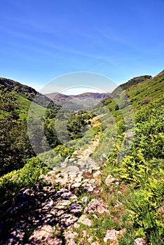 The footpath in to Borrowdale