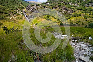 Sarafiovy waterfall in Ziarska valley.