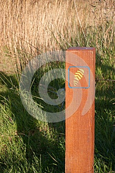 Footpath waymarker