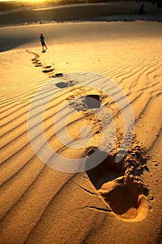 Footprints in the sand 2