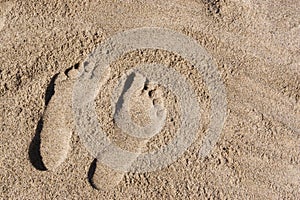 Footprints on Sand