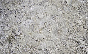 Footprints shoe land