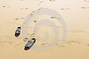 Footprints and Shoes