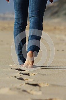 Foots in the sand