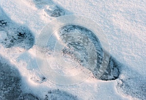 A Footstep In The Snow