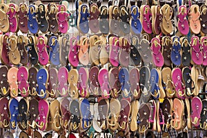 Footware and sandals at Tulshi baug, Pune, Maharashtra