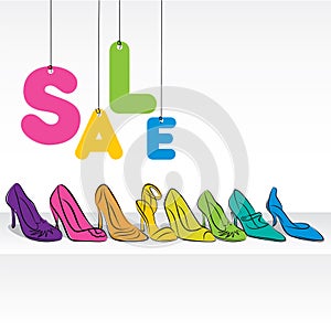 footwear sale banner design