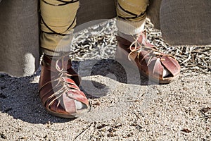 Footwear used by pre-romans inhabitans of iberian peninsula