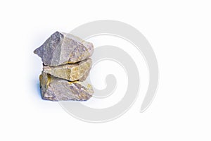 Foraminiferal limestone carbonate rock in nature photo