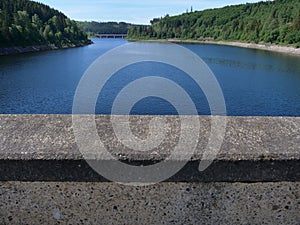 Foray into the Okertalsperre in northern Harz in the state of Lower Saxony