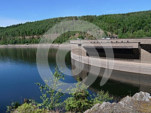 Foray into the Okertalsperre in northern Harz in the state of Lower Saxony