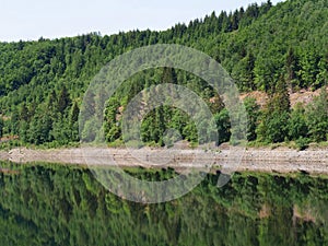 Foray into the Okertalsperre in northern Harz in the state of Lower Saxony