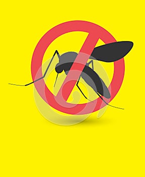 Forbid Mosquito Symbol photo