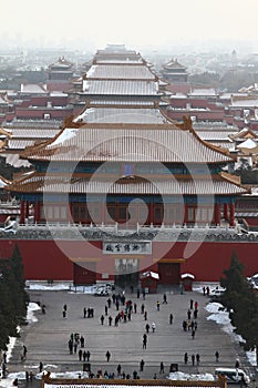 Forbidden city in beijing