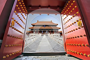 Forbidden city in Beijing