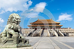 Forbidden city in beijing
