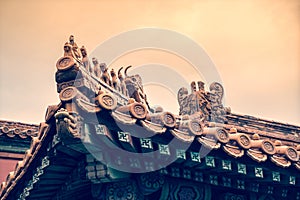 Forbidden city in beijing, China.