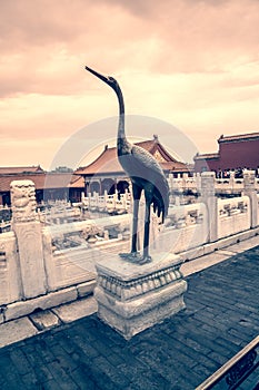 Forbidden city in beijing, China.