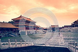 Forbidden city in beijing, China.