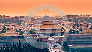 Forbidden city in beijing, China.