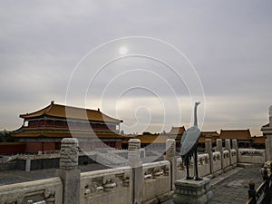 In the Forbidden City in Beijing China.