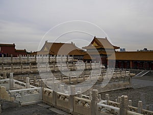 In the Forbidden City in Beijing China.