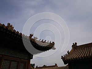 In the Forbidden City in Beijing China.