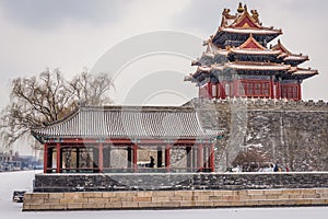 Forbidden City in Beijing city, China